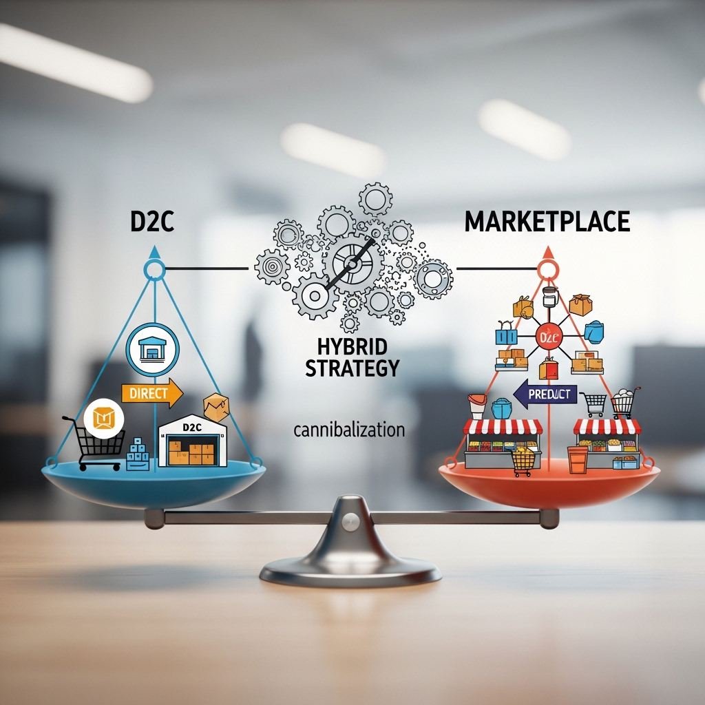 El Dilema D2C vs. Marketplace- Cómo Orquestar una Estrategia Híbrida sin Canibalización